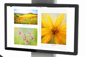 22 inch touchscreen close-up