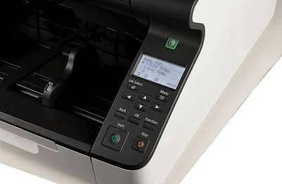 Canon dr-G2090 scanner Control Panel Close-up